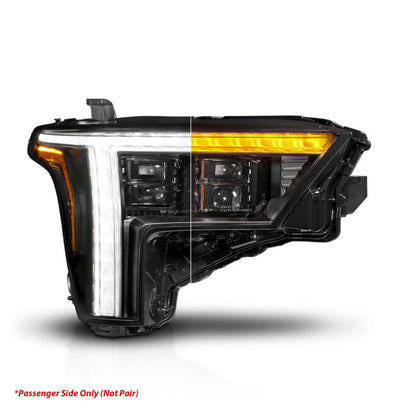 ANZO 22-24 Toyota Tundra (w/Factory LED Refl.) Z-Series Full LED Proj Headlights - Pass. Side ONLY