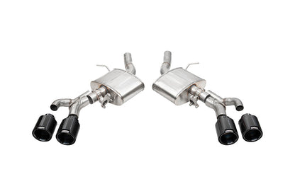 Corsa 22-25 Cadillac CT4 V Blackwing 3in Active Valve Axle-Back - 4.5in Carbon Fiber Black Tip