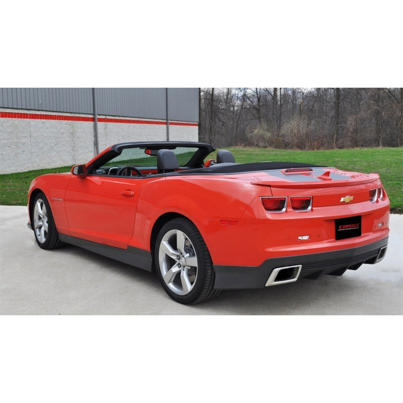 Corsa 10-15 Chevrolet Camaro SS 6.2L V8 Manual Xtreme 3in Cat-Back (No Tips Uses Factory Bezels)