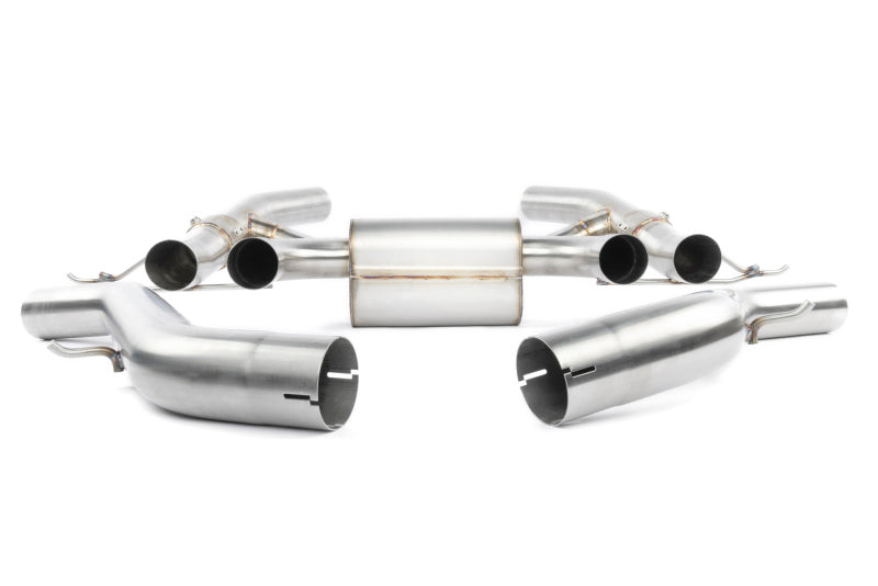 Dinan 23-26 BMW M2 (G87) Valved Axleback Exhaust System - Black Tips