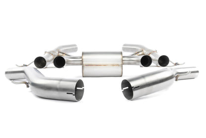 Dinan 23-26 BMW M2 (G87) Valved Axleback Exhaust System - Black Tips