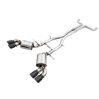 AWE Tuning 16-19 Chevy Camaro SS Non-Res Cat-Back Exhaust -Touring Edition (Quad Diamond Black Tips)