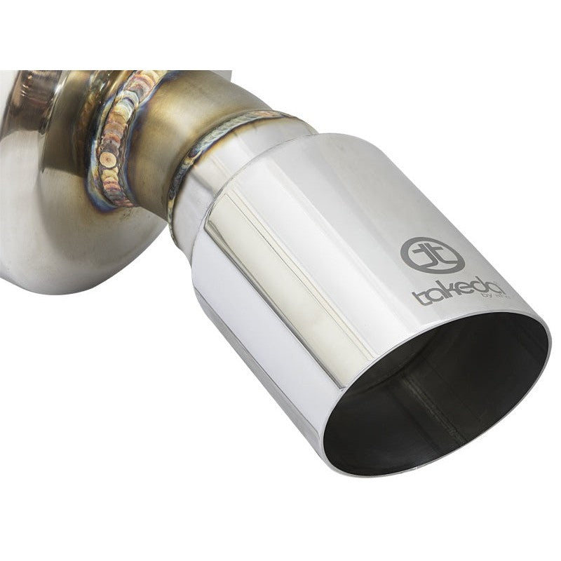 aFe POWER Takeda 16-17 Honda Civic I4-1.5L (t) 2.25-2.5in 304 SS CB Dual-Exit Exhaust Polish Tip