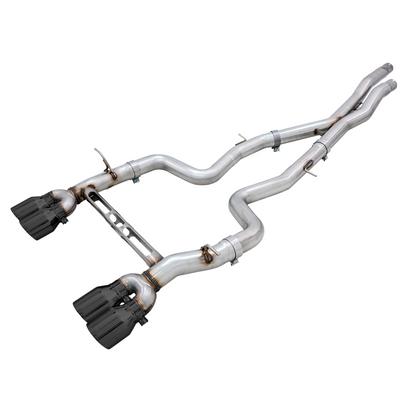 AWE Tuning BMW F8X M3/M4 Track Edition Catback Exhaust - Diamond Black Tips