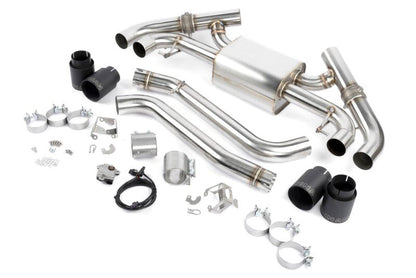 Dinan 23-26 BMW M240i/M240i xDrive (G42) Valved Axleback Exhaust System - Black Tips