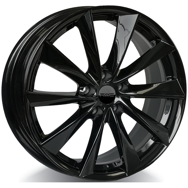 RWC 333 Black 18x8.5 +35 5x114.3mm 70mm