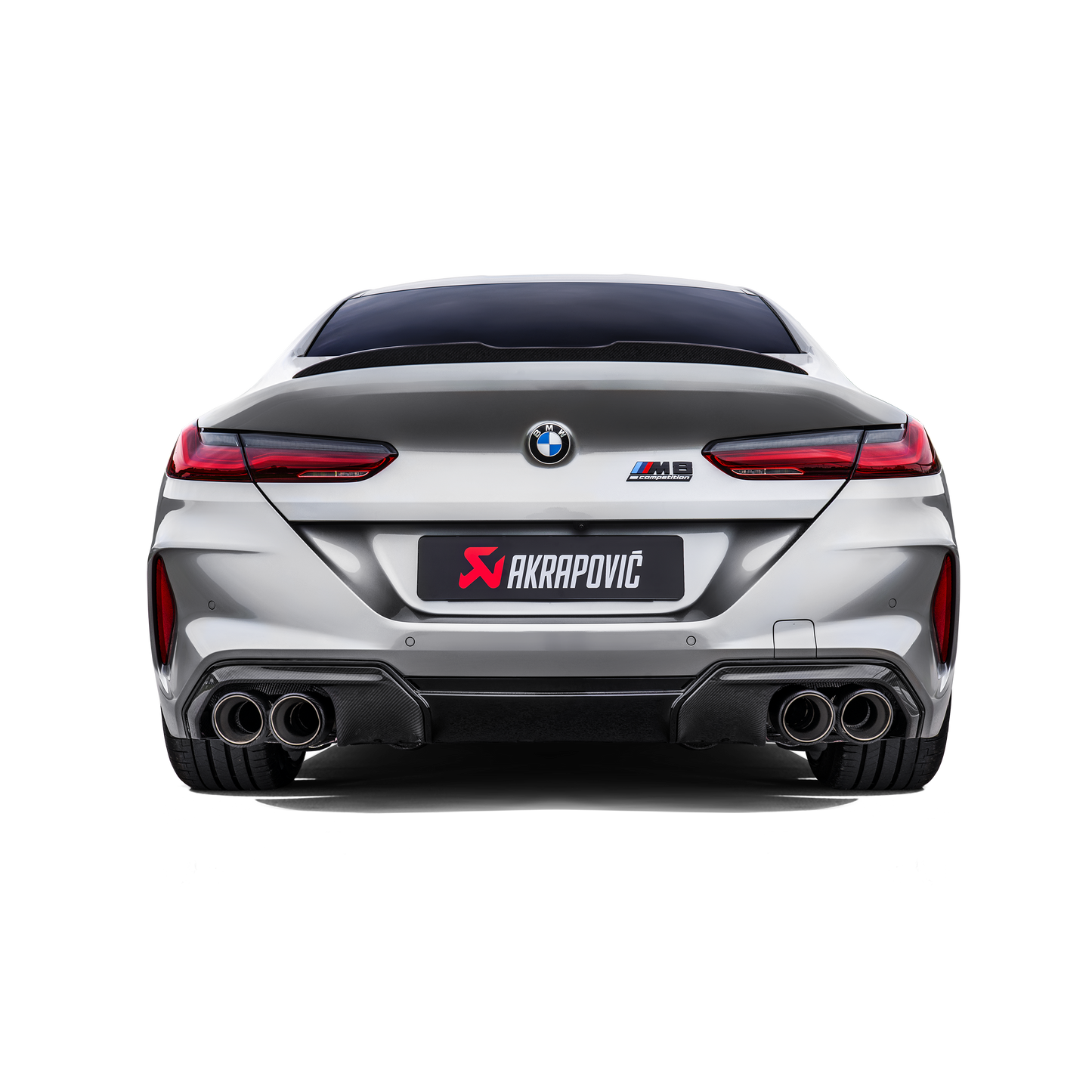 Akrapovič Evolution Line Catback Exhaust (Titanium) w/Carbon Tips - 2020+ BMW M8/M8 Gran Coupe (F93)
