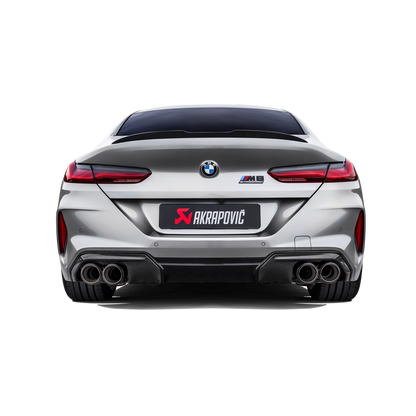 Akrapovič Evolution Line Catback Exhaust (Titanium) w/Carbon Tips - 2020+ BMW M8/M8 Gran Coupe (F93)