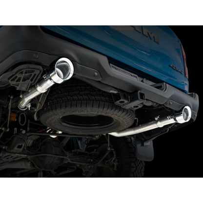 AWE Tuning 19-21 RAM 1500 5.7L (w/Cutouts) 0FG Dual Rear Exit Cat-Back Exhaust - Chrome Silver Tips