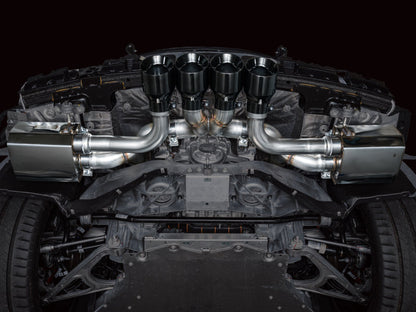 AWE Tuning 2023 C8 Corvette Z06 SwitchPath Cat-Back Exhaust - Diamond Black Tips
