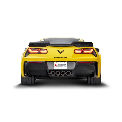 Akrapovič Slip-On Line Exhaust (Titanium) w/Carbon Tips - 2014-2019 Chevrolet Corvette Z06 (C7)