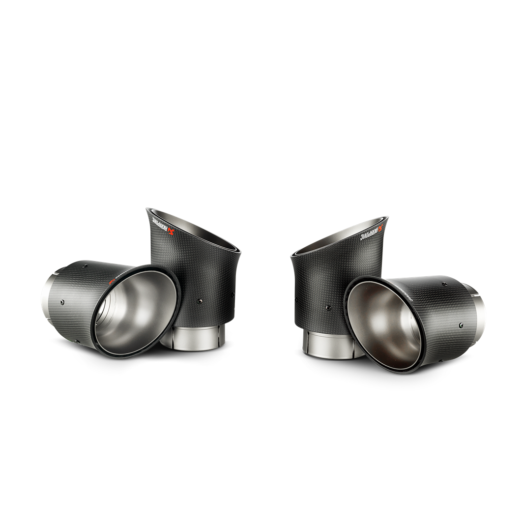 Akrapovič Slip-On Line Exhaust (Titanium) w/Carbon Tips - 2014-2019 Chevrolet Corvette Z06 (C7)