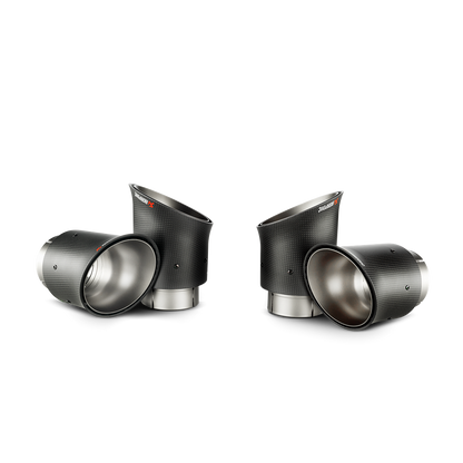 Akrapovič Slip-On Line Exhaust (Titanium) w/Carbon Tips - 2014-2019 Chevrolet Corvette Z06 (C7)