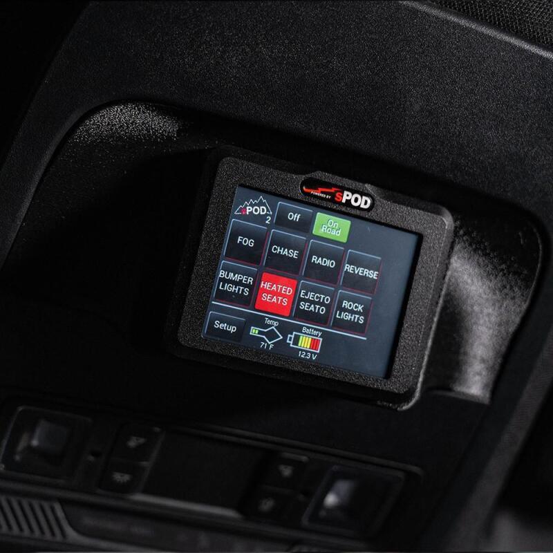 sPOD 2023+ Ford F250/F350 Super Duty BantamX Touchscreen Vehicle Power Management Kit