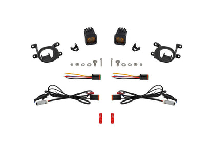 Diode Dynamics 23-24 Toyota GR Corolla SSC1 LED Fog Light Kit - Yellow SAE Fog
