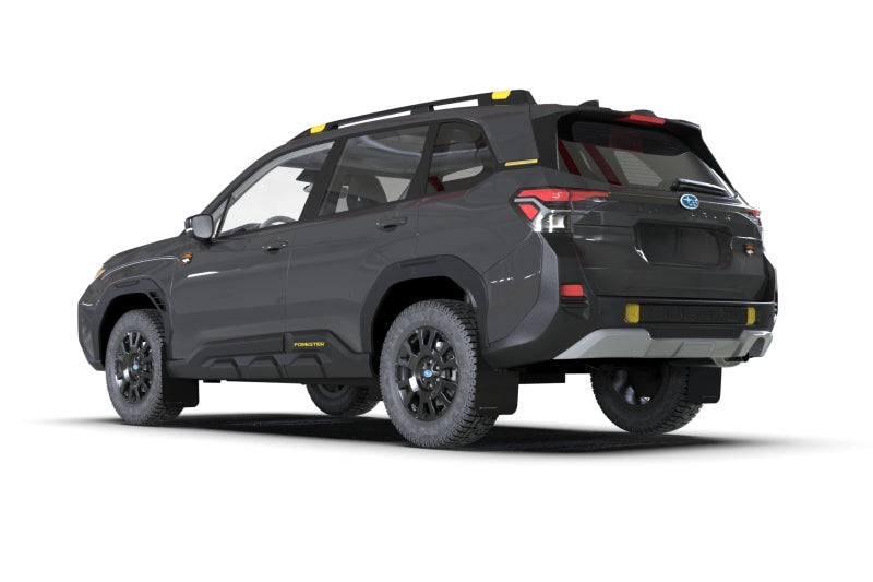 Rally Armor 2026 Subaru  Forester Wilderness Black UR Mud Flap w/Dark Grey Logo