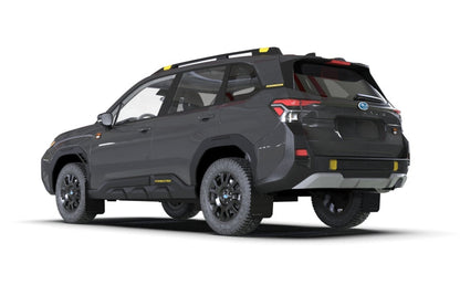 Rally Armor 2026 Subaru  Forester Wilderness Black UR Mud Flap w/Dark Grey Logo