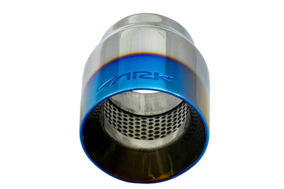 3.5" Universal Exhaust Tip ET005 (Burnt/Polish)-Motor Vehicle Exhaust-ARK Performance