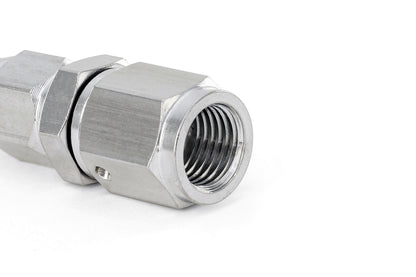 HPS Performance Compression Teflon Hose End to AN Female for PTFE Hose, Stainless Steel