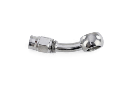 HPS Performance Compression Teflon Hose End to AN Female with 10mm Banjo for PTFE Hose,  Stainless Steel