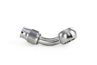 HPS Performance Compression Teflon Hose End to AN Female with 10mm Banjo for PTFE Hose,  Stainless Steel