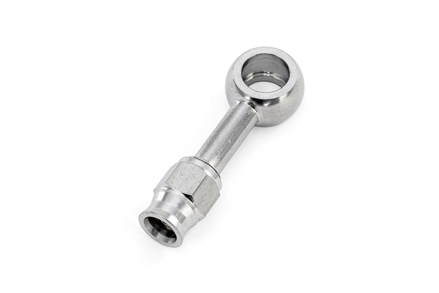 HPS Performance Compression Teflon Hose End to AN Female with 10mm Banjo for PTFE Hose,  Stainless Steel