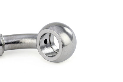 HPS Performance Compression Teflon Hose End to AN Female with 10mm Banjo for PTFE Hose,  Stainless Steel