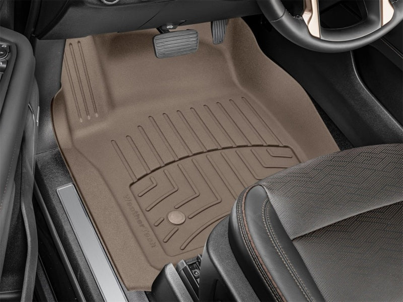 WeatherTech 2021+ Cadillac Escalade ESV Front FloorLiner HP - Tan