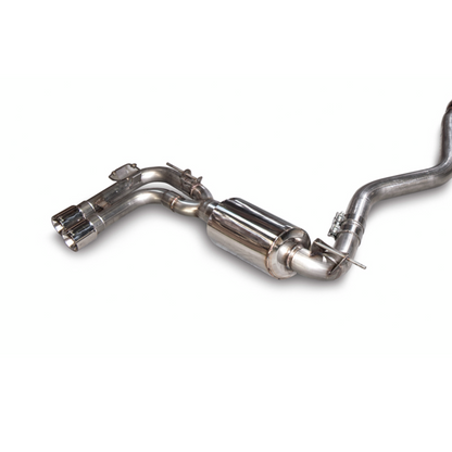 AWE Tuning BMW F3X N20/N26 328i/428i Touring Edition Exhaust Quad Outlet - 80mm Chrome Silver Tips