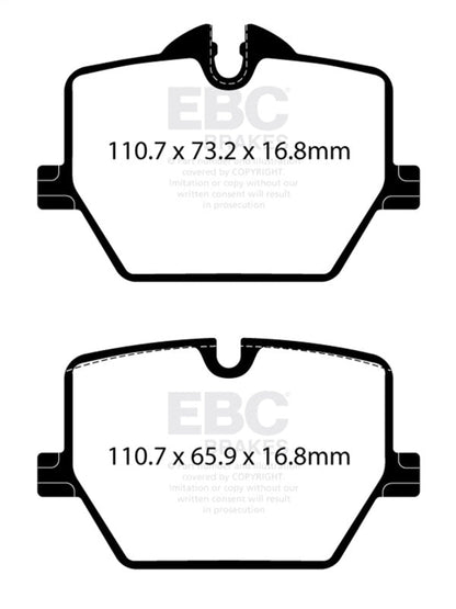 EBC 2019+ BMW Z4 G29 Yellowstuff Rear Brake Pads