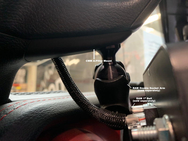 sPOD CMM JL A-Pillar 1in Ball Mount