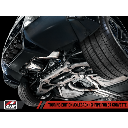 AWE Tuning 14-19 Chevy Corvette C7 Z06/ZR1 Touring Edition Axle-Back Exhaust w/Black Tips