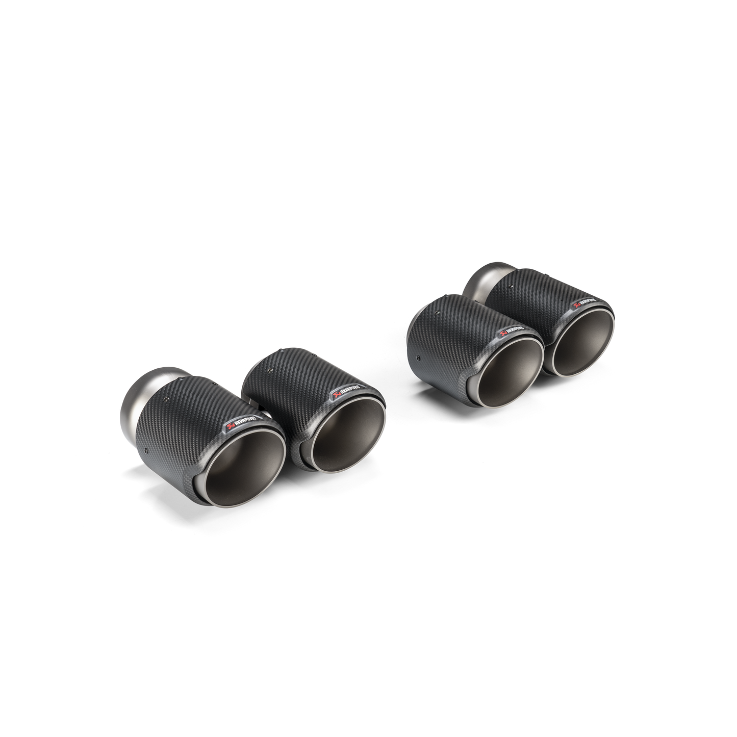 Akrapovič Classic Carbon Design Tail Pipe Set - 2021+ BMW G8X M2/M3/M4