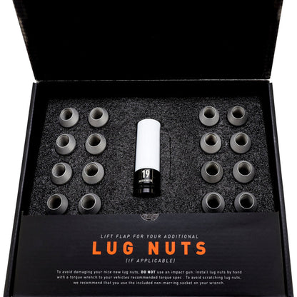 Mishimoto Steel Locking Lug Nuts M14x1.5 20pc Set Silver
