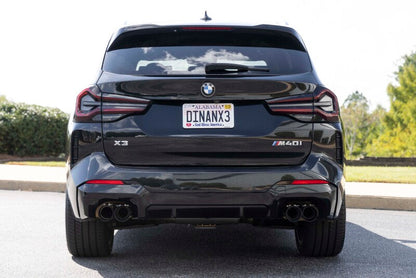 Dinan 18-25 BMW X3 M40i/X4 M40i (G01/G02) Valved Catback Exhaust System - Black Tips
