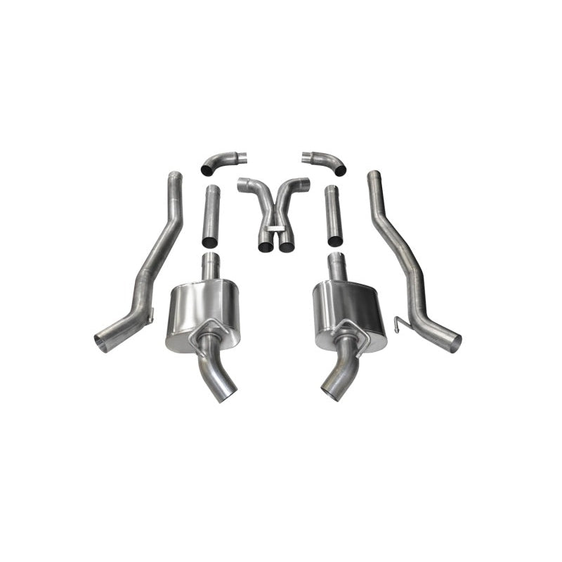 Corsa 10-15 Chevrolet Camaro SS 6.2L V8 Manual Xtreme 3in Cat-Back (No Tips Uses Factory Bezels)
