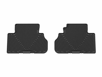 WeatherTech 18-25 Audi Q5 2nd Row Rear All-Weather Floor Mats - Black