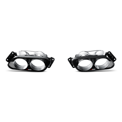 Akrapovič Evolution Line Catback Exhaust System (Titanium) w/Carbon Tips - 2010-2014 Mercedes-AMG SLS Coupe/Roadster