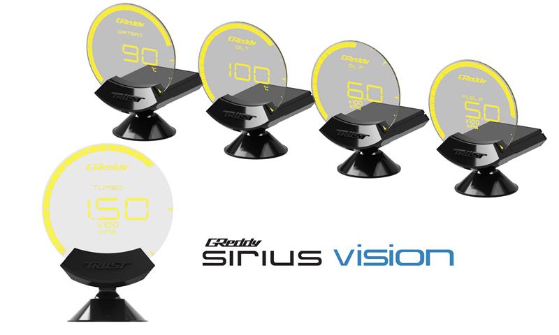 GReddy Sirius Meter - Oil Temp 20/140 (Deg.C) 74mm Analog Gauge (w/Oil Temp Sensor & Harness Set)