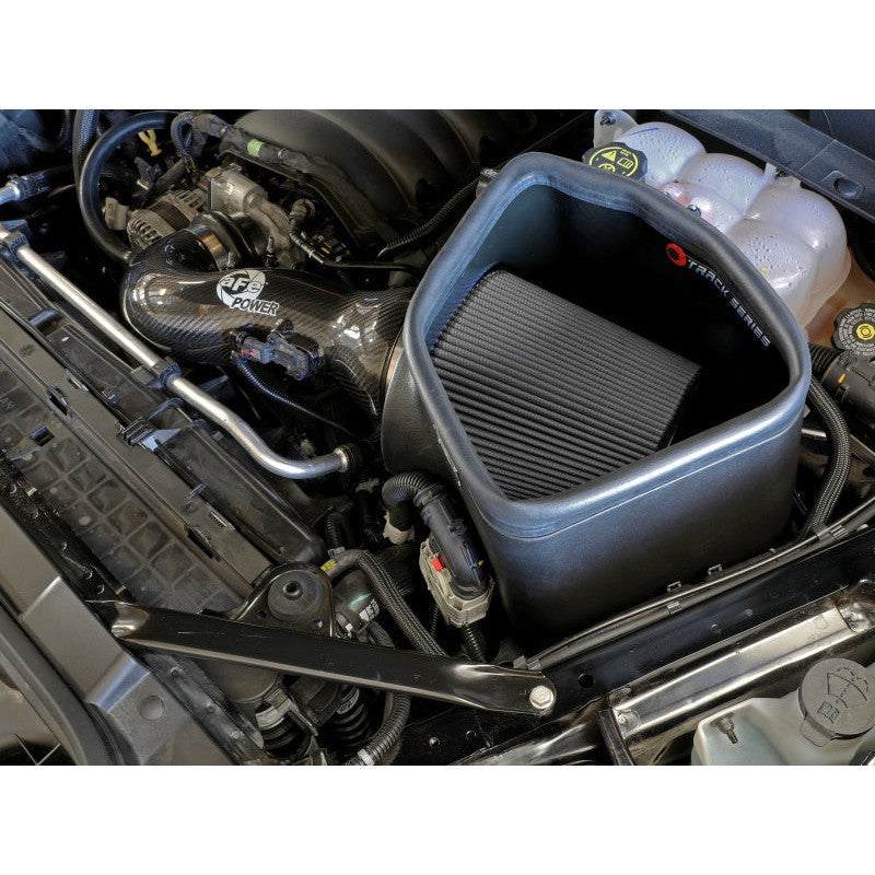 aFe Carbon Fiber Cold Air Intake System W/ Pro Dry S Filters - 21-23 Cadillac Escalade