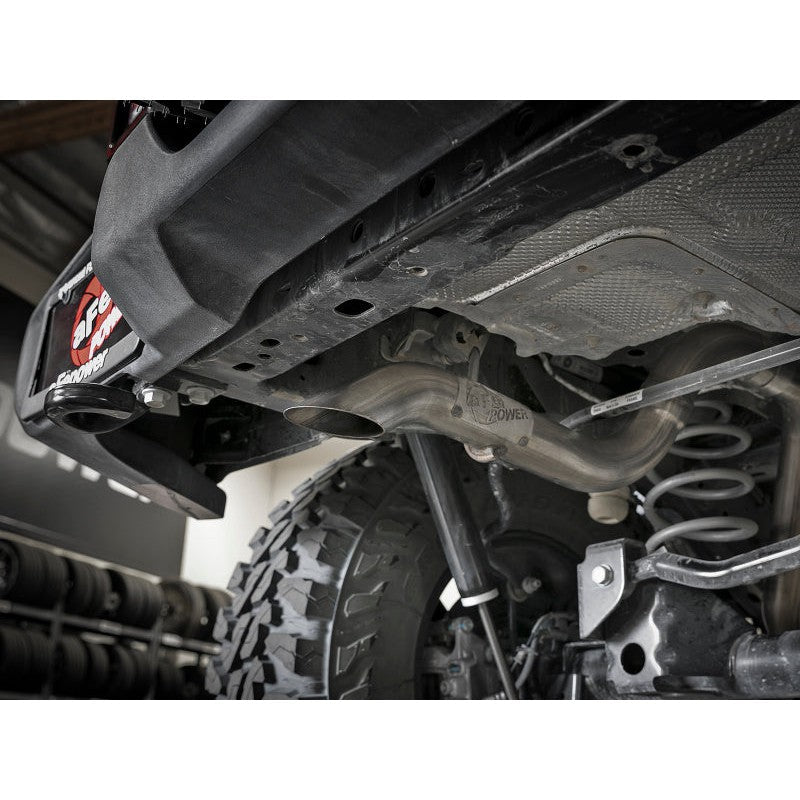 aFe MACH Force-Xp 2.5in 409SS Axle-Back Hi-Tuck Exhaust System 18-20 Jeep Wrangler (JL) V6 3.6L