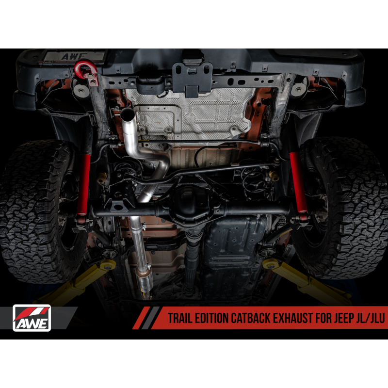 AWE Tuning 2018+ Jeep Wrangler JL/JLU 3.6L Trail Edition Cat-Back Exhaust