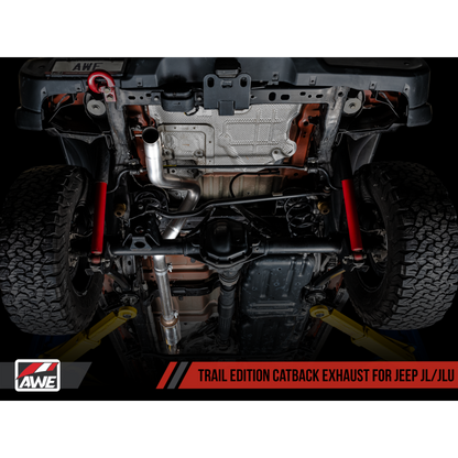 AWE Tuning 2018+ Jeep Wrangler JL/JLU 3.6L Trail Edition Cat-Back Exhaust