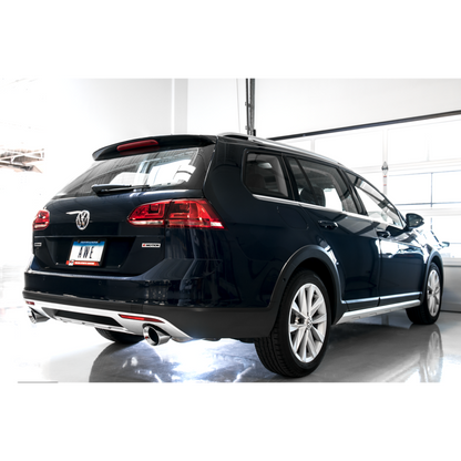 AWE Tuning VW MK7 Golf Alltrack/Sportwagen 4Motion Touring Edition Exhaust - Polished Silver Tips