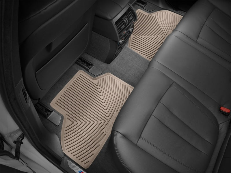 WeatherTech 16-26 BMW X1 28i / 18-26 BMW X2 28i Rear All-Weather Floor Mats - Tan