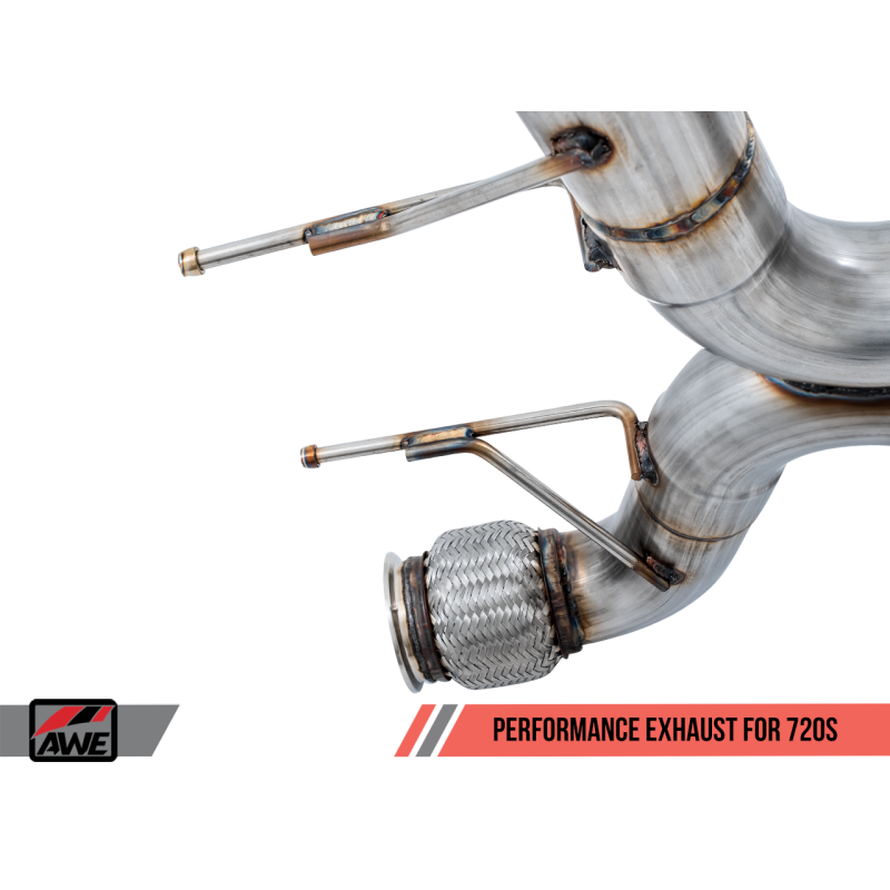 AWE Tuning McLaren 720S Performance Exhaust - Chrome Silver Tips