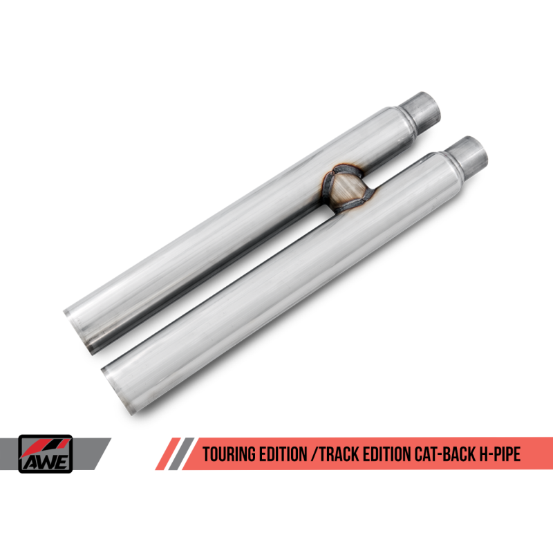 AWE Tuning S550 Mustang GT Cat-back Exhaust - Track Edition (Diamond Black Tips)