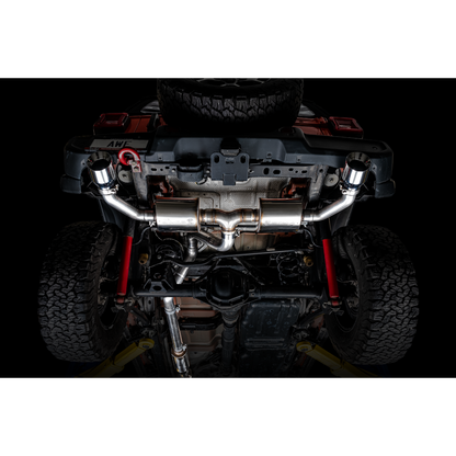 AWE Tuning 2018+ Jeep Wrangler JL/JLU Tread Edition Axle-Back Dual Exhaust - Chrome Silver Tips