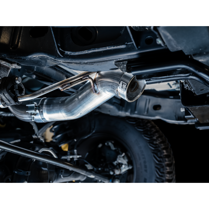 AWE Tuning 2021+ Ford Bronco 0FG Exhaust (No Tips) w/ Bash Guard