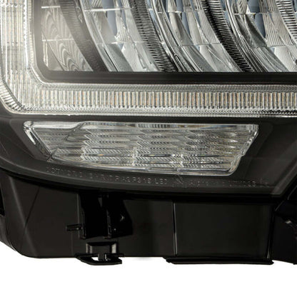 AlphaRex 16-23 Toyota Tacoma LUXX-Series LED Crystal Headlights - Alpha-Black